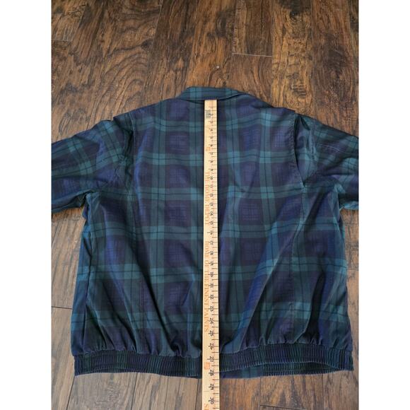 Polo Ralph Lauren Jacket Blue Green Plaid Tartan Full Zip Jacket Men’s 2XB - Picture 10 of 14